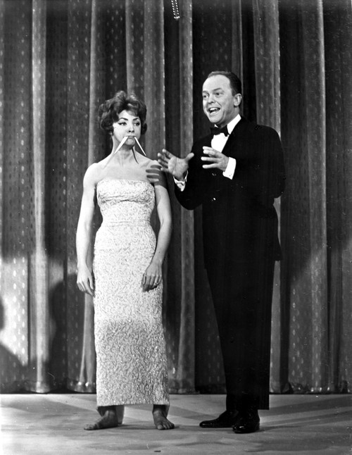 Mimi Hines and Phil Ford performing on stage Photo Print - Item # VARCEL707370