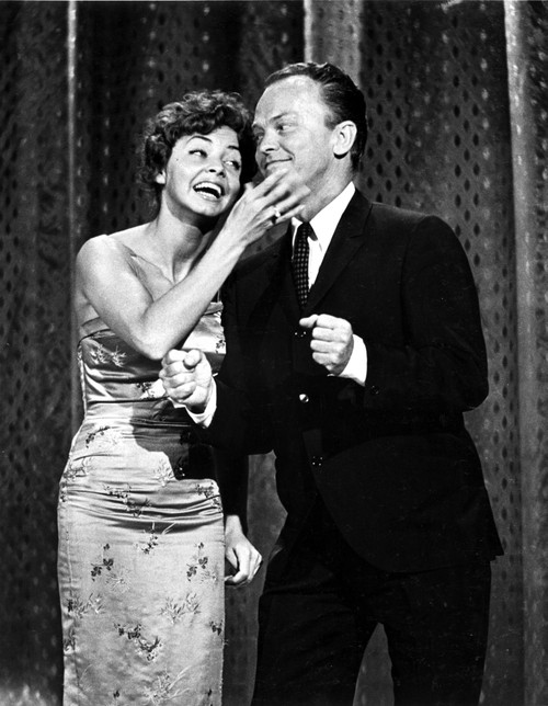 Mimi Hines and Phil Ford performing on stage Photo Print - Item # VARCEL707374