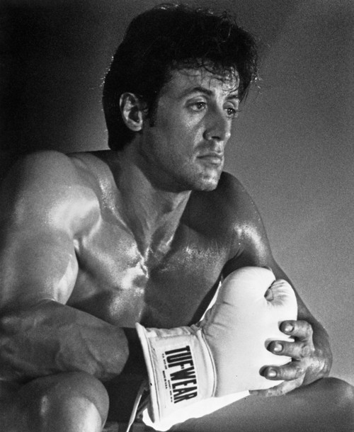Sylvester Stallone Action Pose Portrait Photo Print - Item # VARCEL707442