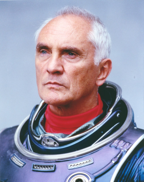 Terence Stamp Posed in Astronaut Costume Portrait Photo Print - Item # VARCEL707460