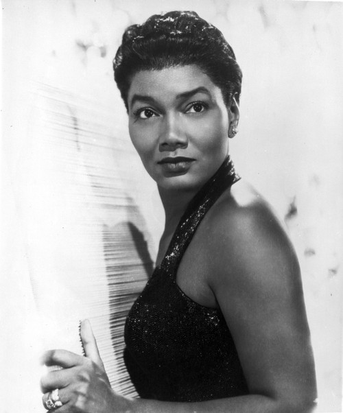 Pearl Bailey Posed in Black Tank Top Portrait with White Background Photo Print - Item # VARCEL707466