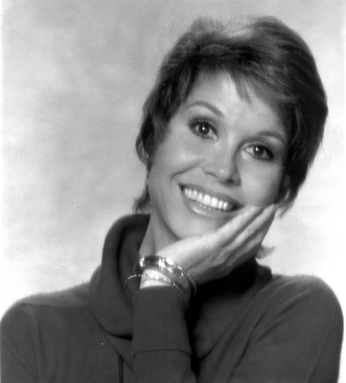 Mary Moore smiling in Black Sweater Photo Print - Item # VARCEL707494
