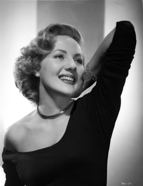 Marlo Dwyer Portrait smiling in Black Sleeves Photo Print - Item # VARCEL707517