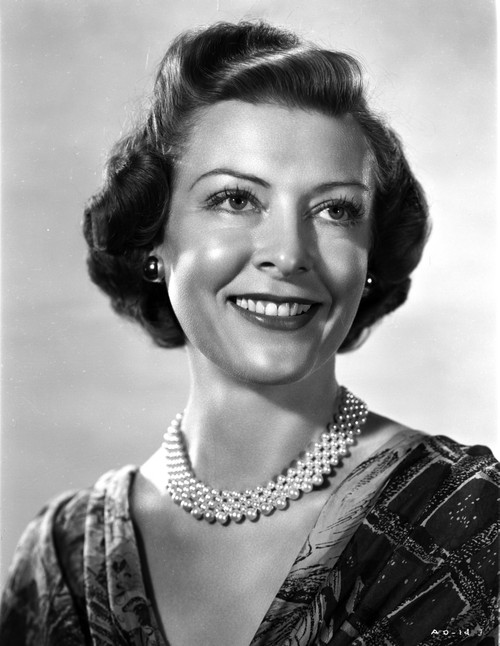 Ann Doran Looking Away wearing a Necklace in Classic Photo Print - Item # VARCEL707591