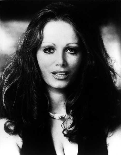 Jackie Collins wearing a Sexy Blouse with Necklace Photo Print - Item # VARCEL707602