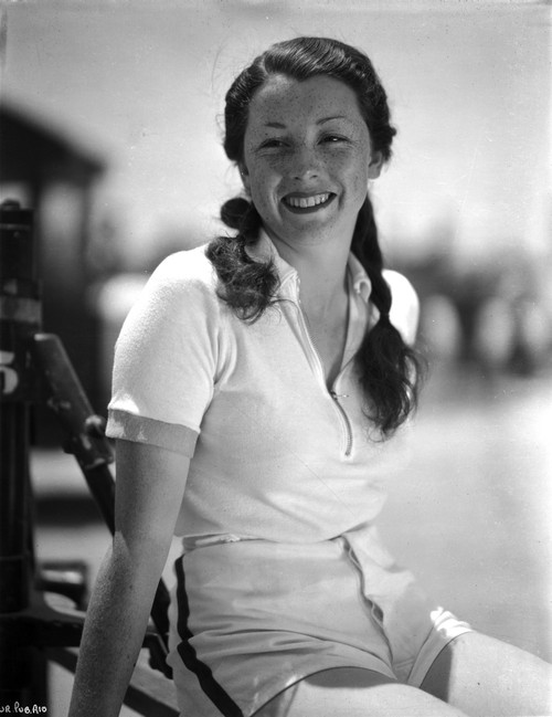 Dorothy Coonan Seated in Classic Photo Print - Item # VARCEL707587