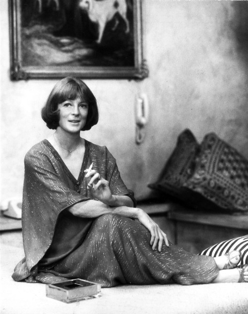 Maggie Smith Seated in Classic Photo Print - Item # VARCEL707661