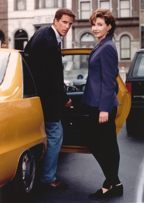 Mary Steenburgen Couple Portrait in a Yellow Car Photo Print - Item # VARCEL707685
