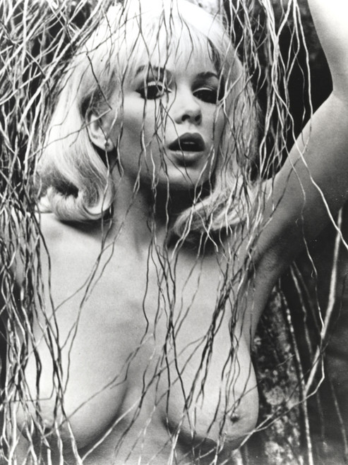 Stella Stevens Nude Portrait in Black and White Photo Print - Item # VARCEL707782