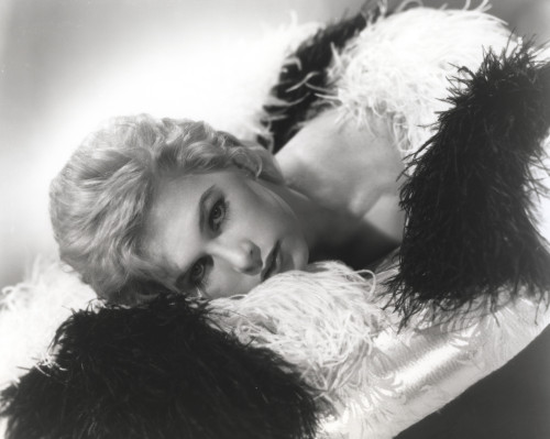 Stella Stevens Posed in Furry Dress Classic Portrait Photo Print - Item # VARCEL707776