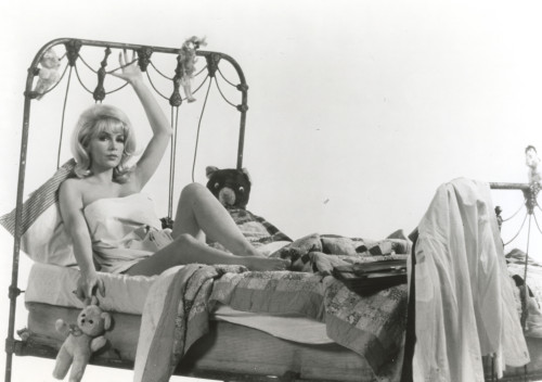 Stella Stevens Posed in Bed Classic Portrait Photo Print - Item # VARCEL707831