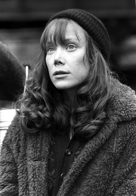 Sissy Spacek wearing a Winter Jacket and a Bonnet in a Classic Portrait Photo Print - Item # VARCEL707902