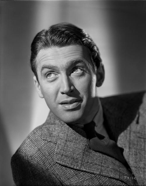 James Stewart Portrait in Corduroy Suit with Eye Looking Up Photo Print - Item # VARCEL707903