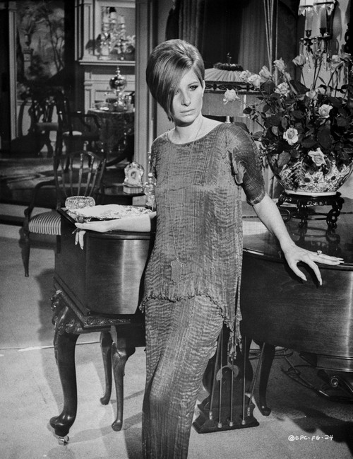 Barbra Streisand Posed In Simple Dress Photo Print - Item # VARCEL708025
