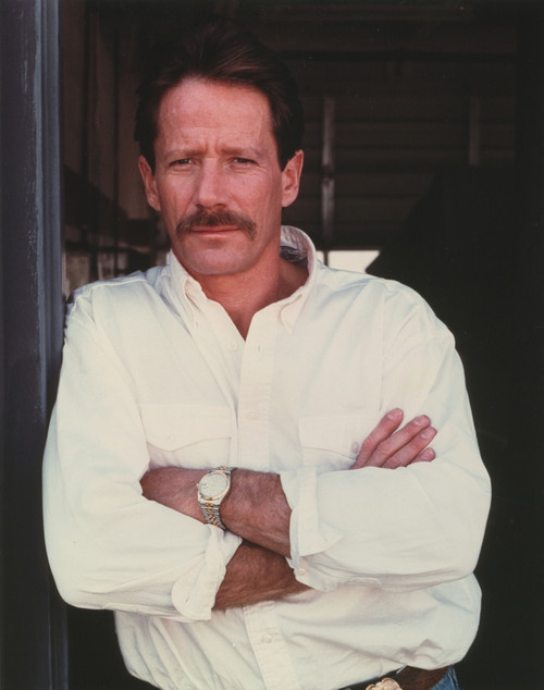 Peter Strauss Cross-Arms Pose in White Long Sleeve Portrait Photo Print - Item # VARCEL708003