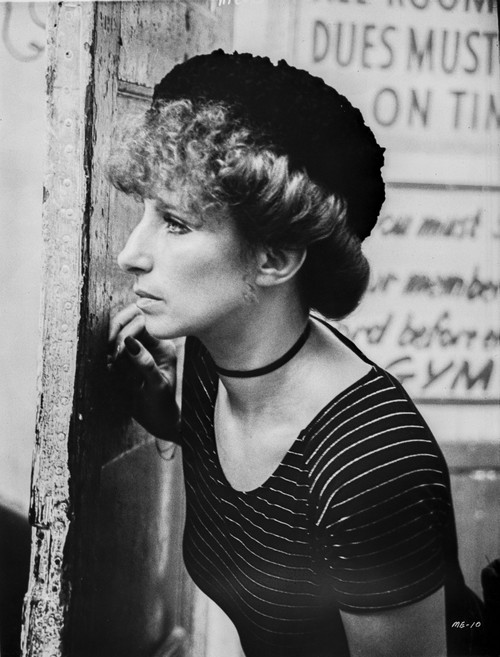 Barbra Streisand on Stripes Top Looking Away Photo Print - Item # VARCEL708056
