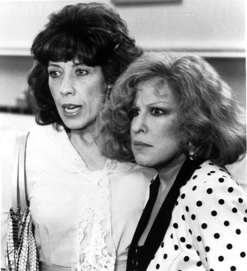A Film Still Of Bette Midler And A Co Star Looking Shocked Photo Print