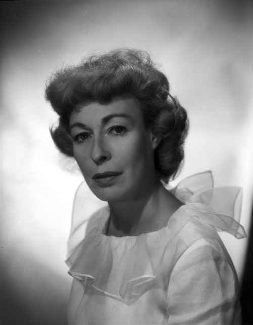A Portrait Of Eileen Heckart with A Sheer Collar Photo Print - Item # VARCEL708032