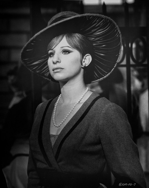 Barbra Streisand Portrait With Hat and Pearl Necklace Photo Print - Item # VARCEL708080