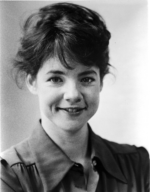 Stockard Channing smiling in Black and White Close Up Portrait wearing Formal Dress Photo Print - Item # VARCEL708090