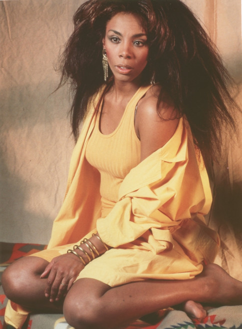Donna Summer Posed in Yellow Outfit Portrait Photo Print - Item # VARCEL708127