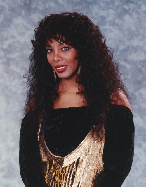 Donna Summer Posed in Black Dress Photo Print - Item # VARCEL708131