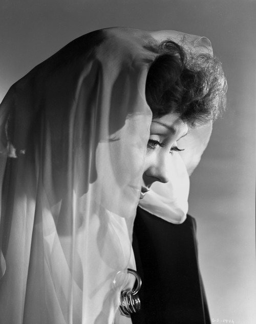 Gloria Swanson Side View Posed in Classic Portrait Photo Print - Item # VARCEL708177