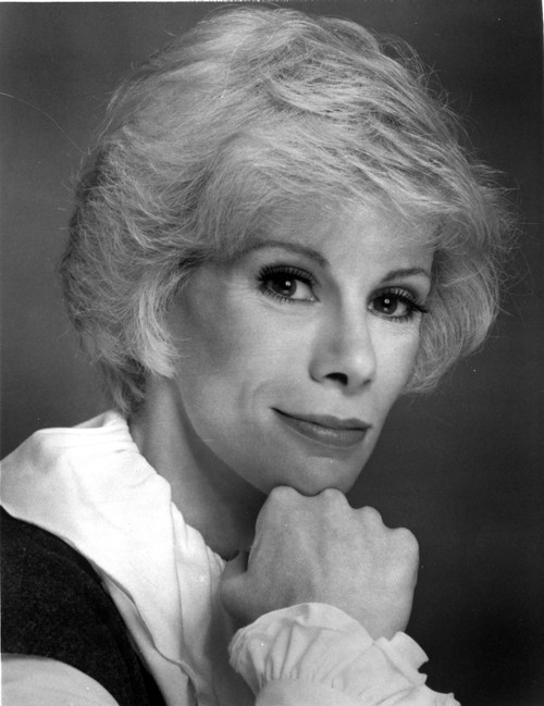 Joan Rivers Showing a Little Smile while in Side View in a Classic Portrait Photo Print - Item # VARCEL708197
