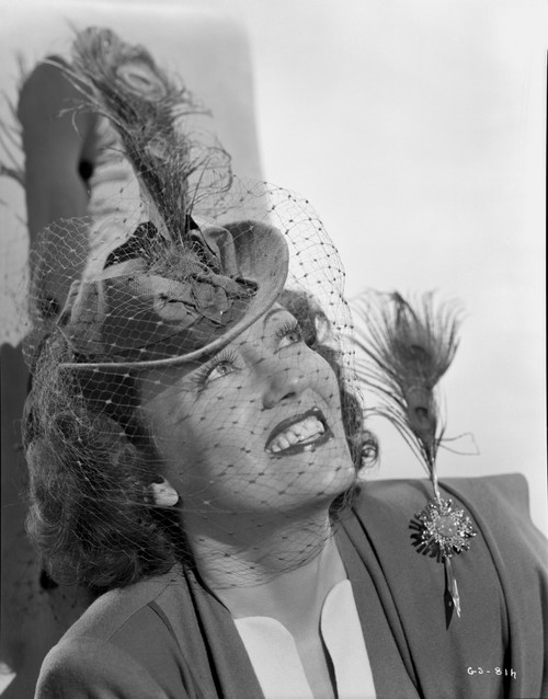 Gloria Swanson smiling and Looking up in Classic Portrait Photo Print - Item # VARCEL708189