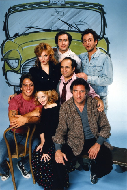 Taxi Two Ladies and Five Men smiling Photo Print - Item # VARCEL708269