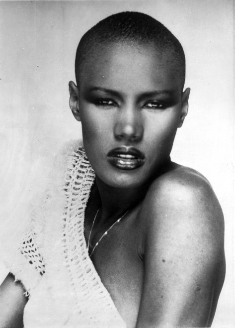 Portrait of Grace Jones in Red lipstick Photo Print - Item # VARCEL708290