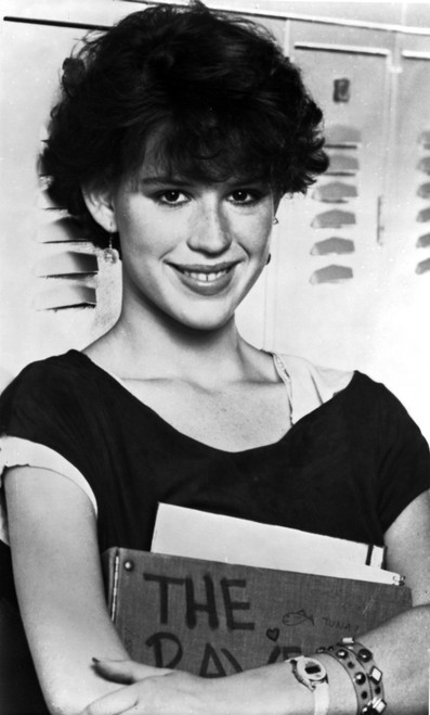 Molly Ringwald Portrait smiling in Black Blouse Photo Print - Item # VARCEL708302