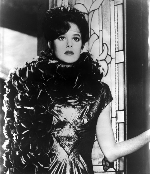 A Portrait Of Debra Winger Wearing A Ruffled Scarf Photo Print - Item # VARCEL708347