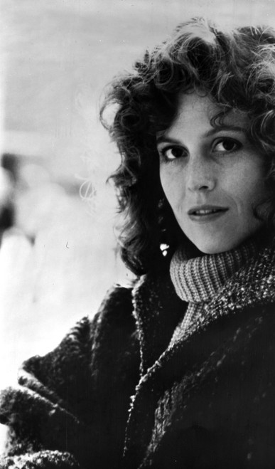 A Portrait Of Sigourney Weaver Wearing A Coat And Sweater Photo Print - Item # VARCEL708320