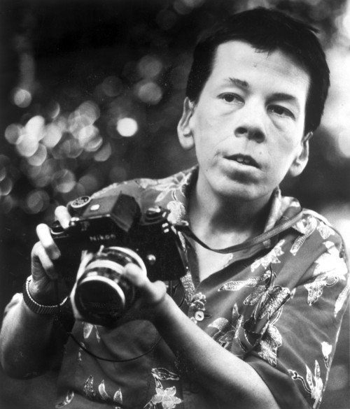 Linda Hunt Holding Camera in Classic Photo Print - Item # VARCEL708416