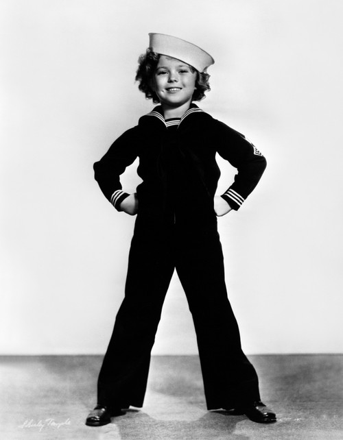Shirley Temple Posed in Sailor Suit Photo Print - Item # VARCEL708440