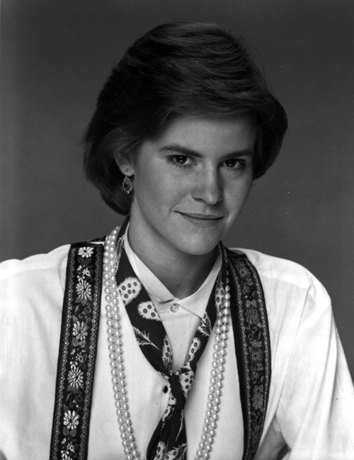 Ally Sheedy Looking at the Camera Showing a Small Smile in Portrait Photo Print - Item # VARCEL708451