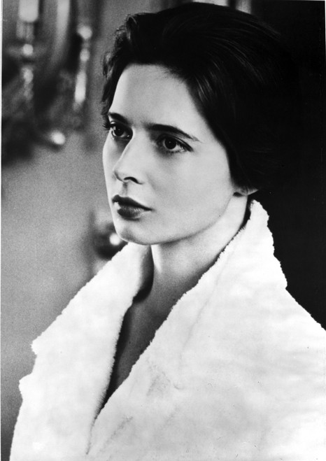 Isabella Rossellina in a White Coat Photo Print - Item # VARCEL708443
