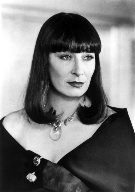 Anjelica Huston Looking the Left wearing a Black Blazer with Necklace in Classic Portrait Photo Print - Item # VARCEL708505