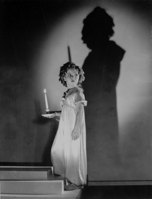 Shirley Temple Posed in Sleeping Gown Classic Portrait Photo Print - Item # VARCEL708540
