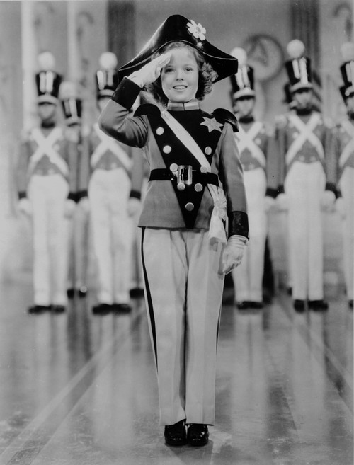 Shirley Temple Posed in Guard Outfit Classic Portrait Photo Print - Item # VARCEL708542