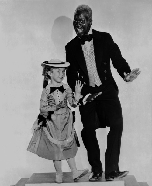 Shirley Temple with a Guy in a Coat in Dress Photo Print - Item # VARCEL708548