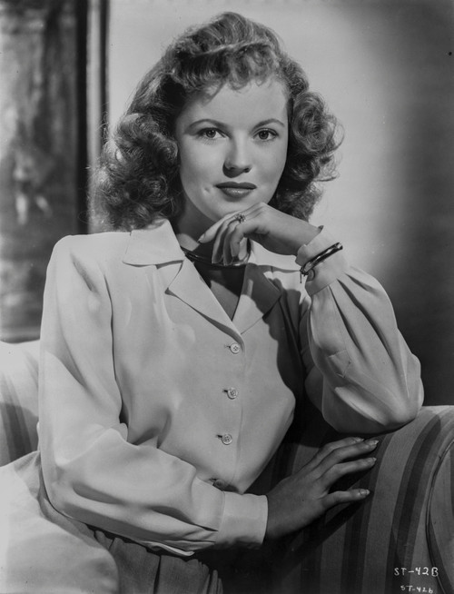 Shirley Temple wearing a Shirtdress in a Portrait Photo Print - Item # VARCEL708580