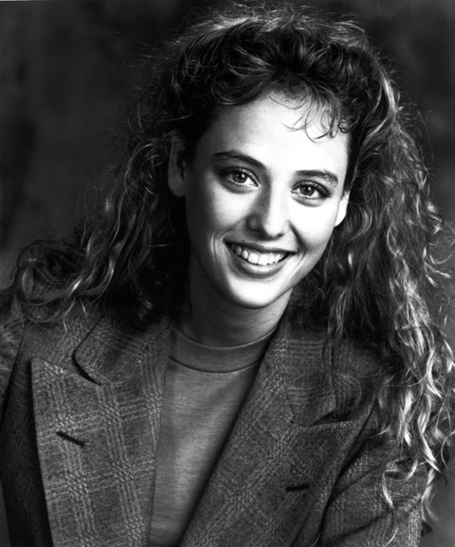 Virginia Madsen smiling in Blazer Photo Print - Item # VARCEL708647