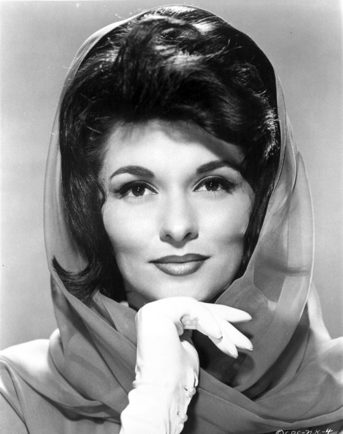 Nancy Kovack Portrait in Shawl with Gloves Photo Print - Item # VARCEL708734