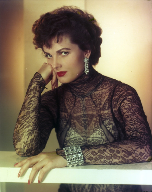 Ursula Theiss in Black See Through Dress Photo Print - Item # VARCEL708748