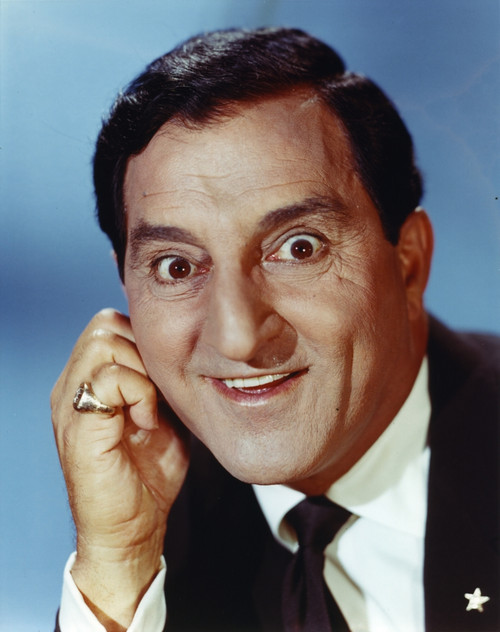 Danny Thomas Posed in Blue Background Photo Print - Item # VARCEL708778