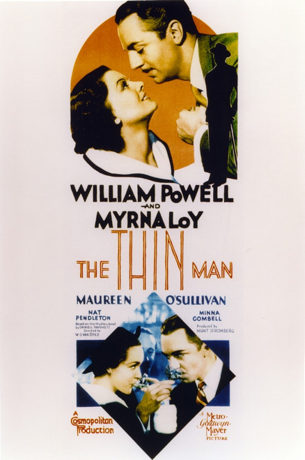 Thin Man Poster Two with William Powell and Myrna Loy Photo Print - Item # VARCEL708758