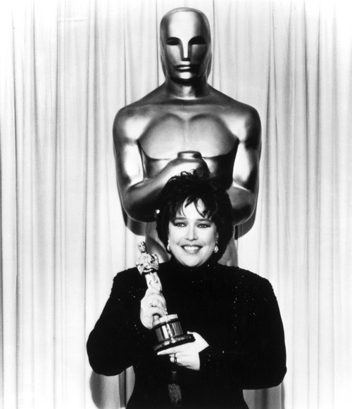 A Portrait Of Kathy Bates with A Oscar Photo Print - Item # VARCEL708765