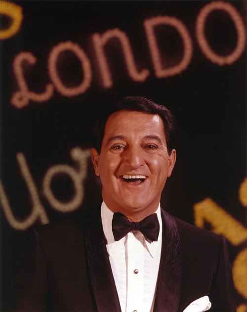 Danny Thomas Posed in Black Coat and Tie Photo Print - Item # VARCEL708770
